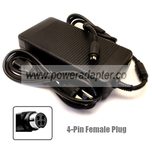 220W AC Adapter with 4-Pin Female Connector Fits FSP220-ABAN1, 6-51-X8102-010 - Click Image to Close